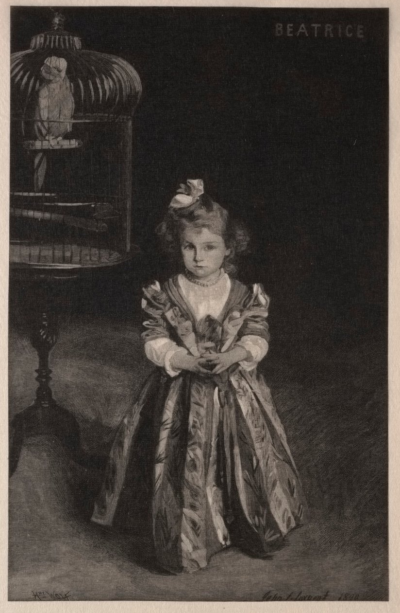 比阿特丽斯·戈莱特（Beatrice Goelet），1891年。 作者 亨利·沃尔夫