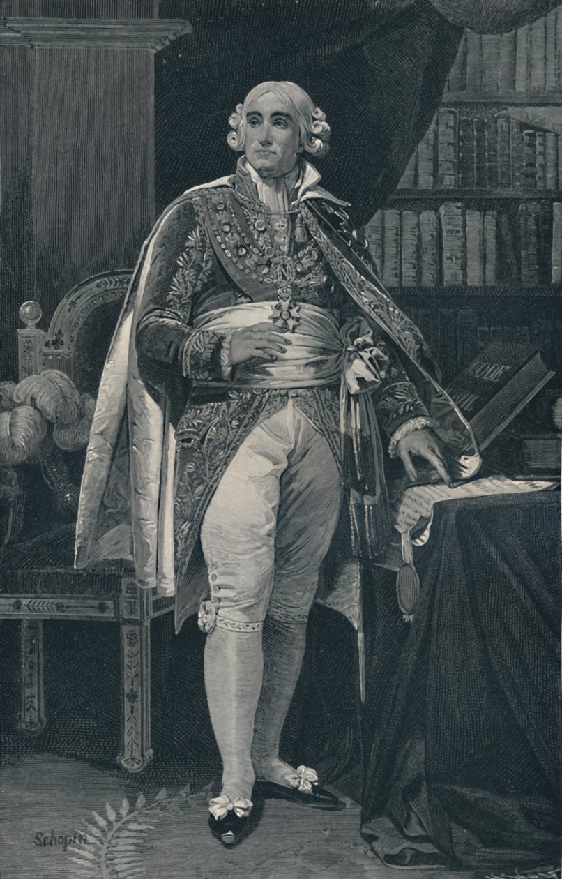 Jean-Jacques-RégisDeCambacérès-帕尔马公爵，c1800年，1896年 作者 亨利·沃尔夫