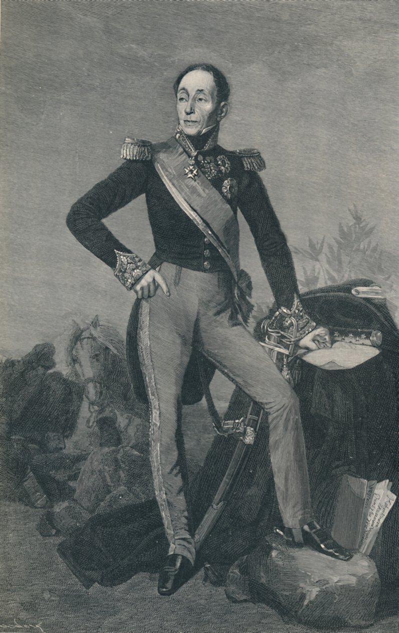 伊曼纽尔元帅（Marquis De Grouchy），c1834年，1896年 作者 亨利·沃尔夫