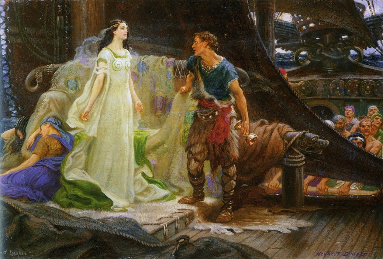 Tristan和IsoldenFrancais：Tristan和IseultnPolski：Tristan i Izoldan 作者 赫伯特·詹姆斯·德雷珀