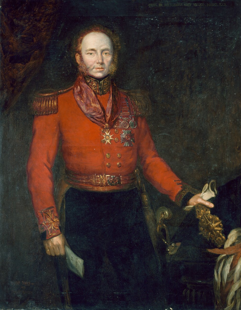 少将John Alexander Dunlop Agnew Wallace（1775-1857）1835 作者 赫伯特·西德尼