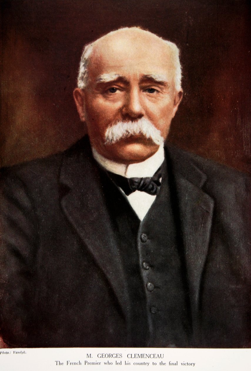 Georges Clemenceau先生，1914-19 作者 赫伯特·范迪克