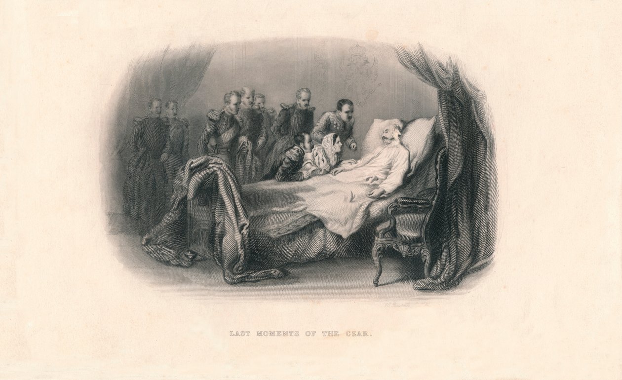 沙皇的最后时刻，c1857。 作者 赫伯特·伯恩