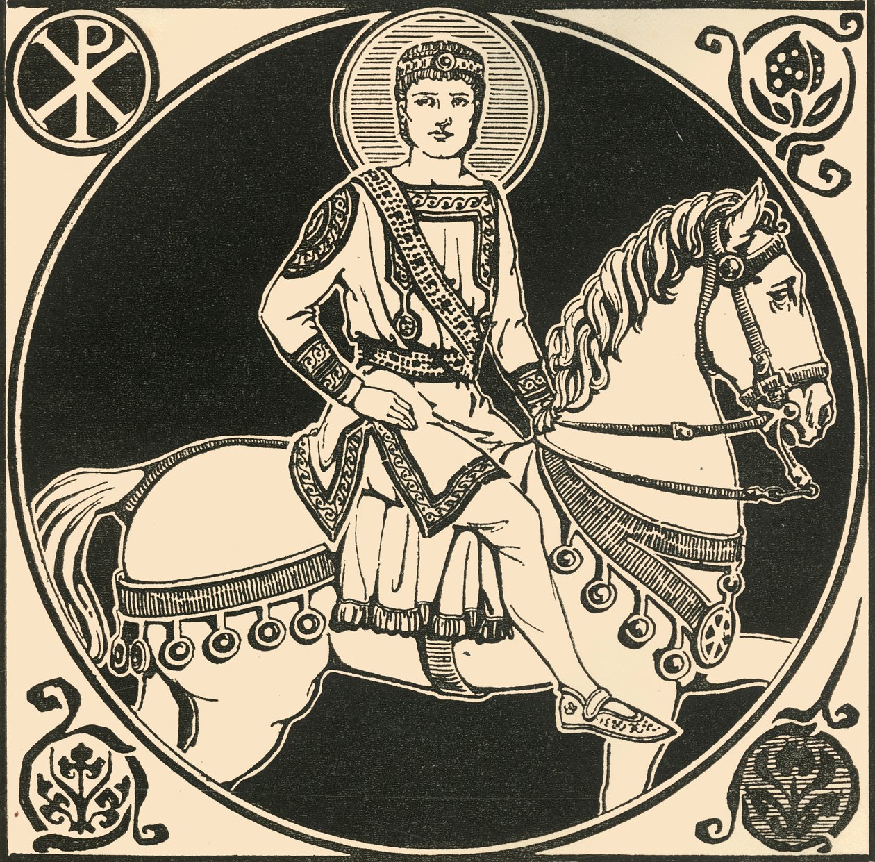 查士丁尼皇帝（Emperor Justinian），1924年。 作者 赫伯特·诺里斯