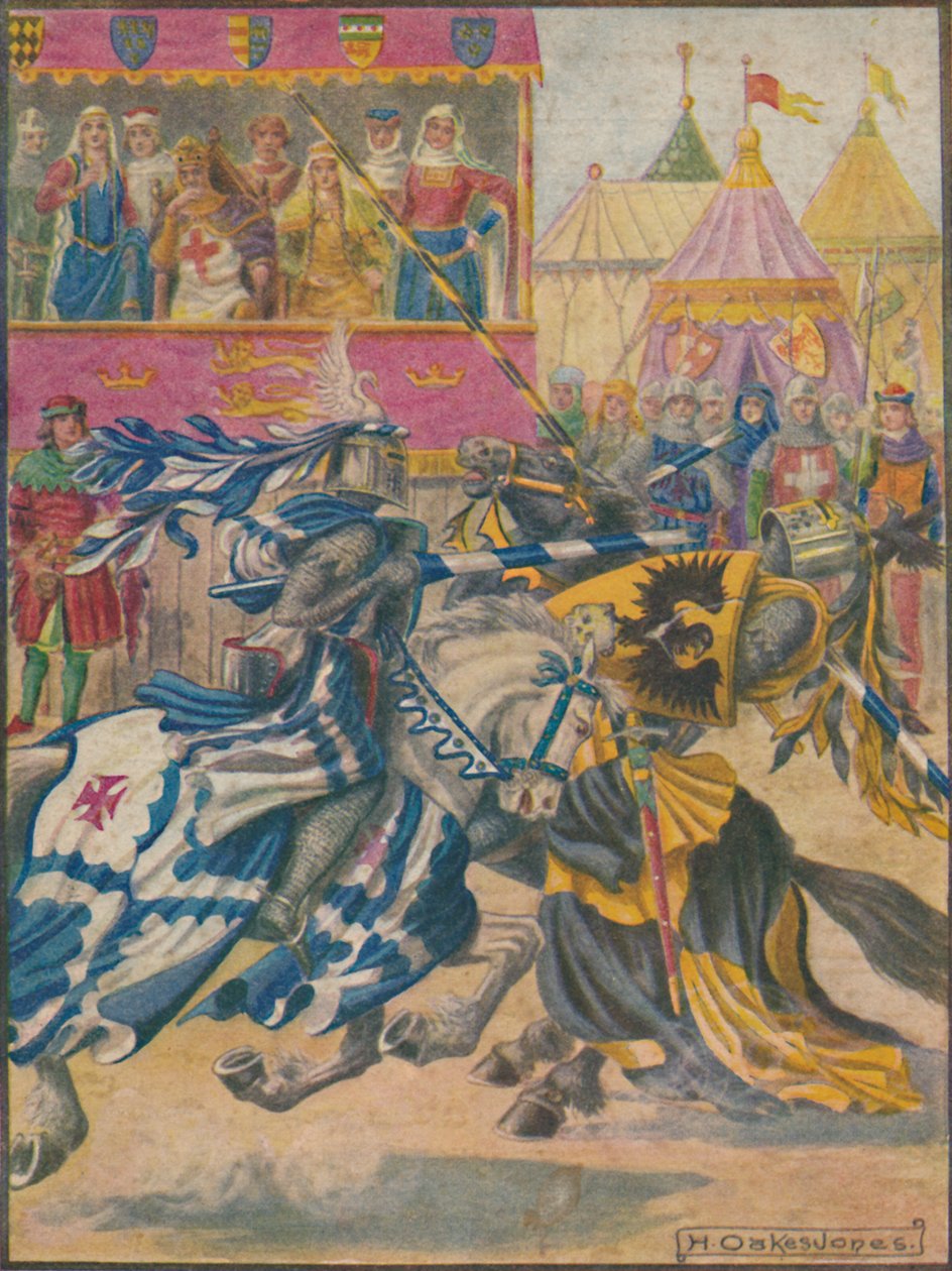比武比赛，1929年。 作者 赫伯特·奥克斯·琼斯