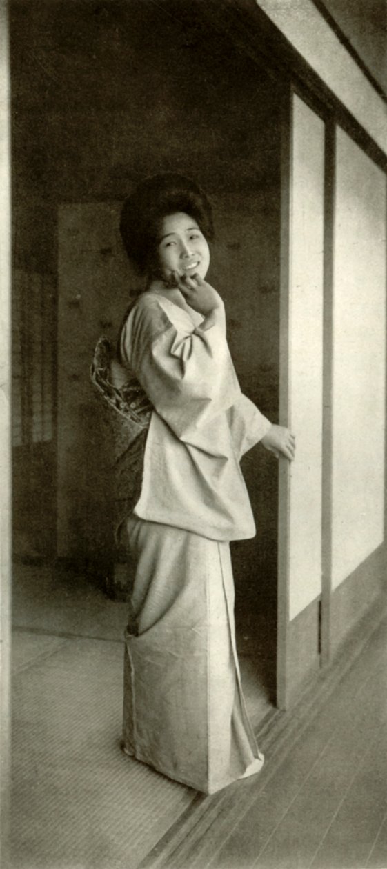 1910年的日本博览会女仆。 作者 赫伯特·庞廷