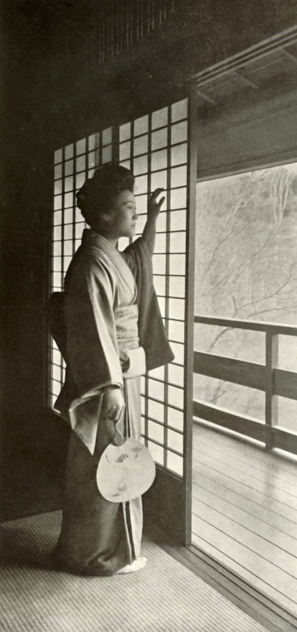 Shoji的研究，1910年。 作者 赫伯特·庞廷