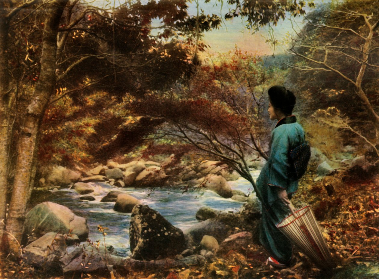 1910年在宫下的秋天。 作者 赫伯特·庞廷