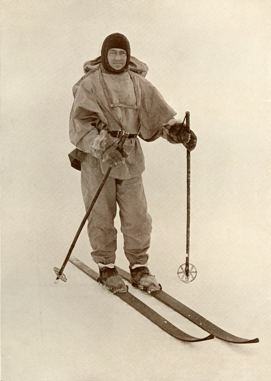 斯科特上尉滑雪场，c19101913，1913年 作者 赫伯特·庞廷