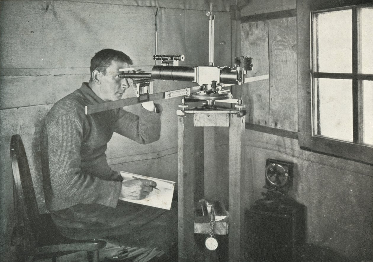 辛普森博士（Unifilar Magnetometer），1911年，1913年 作者 赫伯特·庞廷