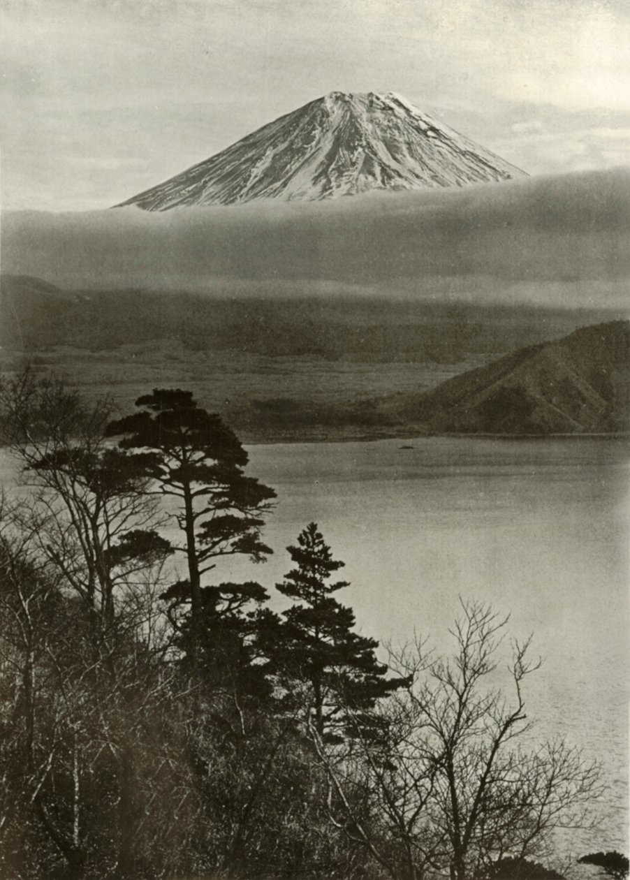 1910年，来自中野仓-Toge的富士。 作者 赫伯特·庞廷