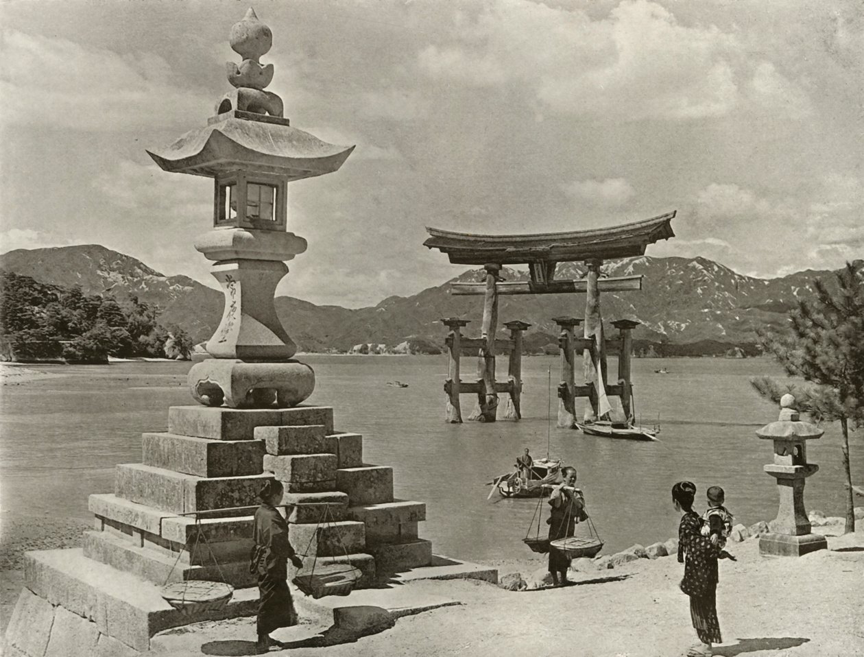 宫岛，1910年。 作者 赫伯特·庞廷