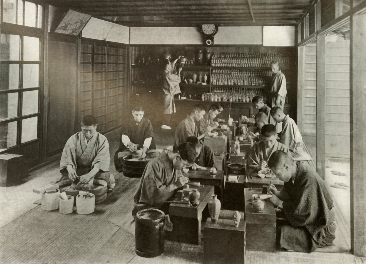 被放逐的工作室，1910年。 作者 赫伯特·庞廷