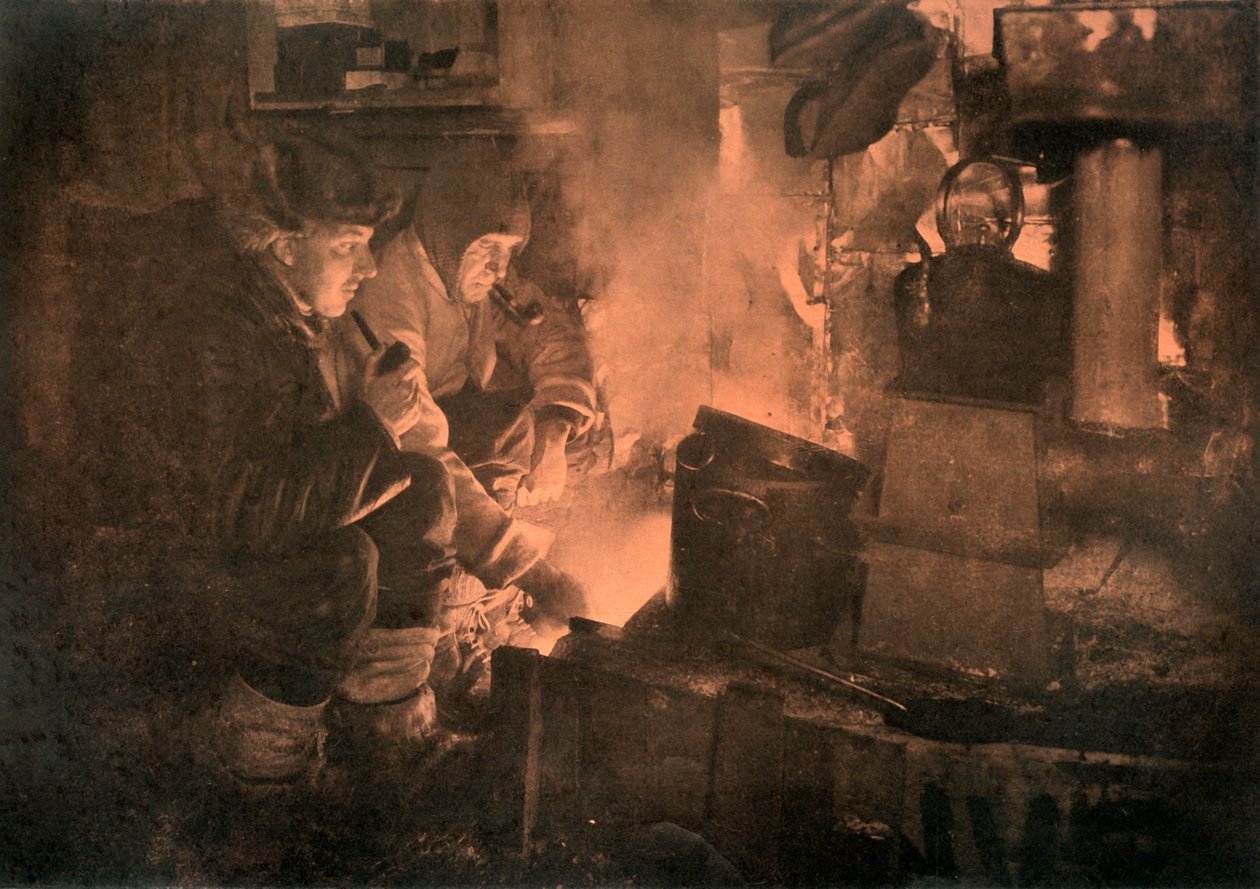 1911年，1913年，马Blu里的啤酒炉上的Oates和Meares 作者 赫伯特·庞廷