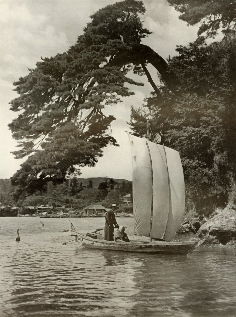1910年，在松岛湾。 作者 赫伯特·庞廷
