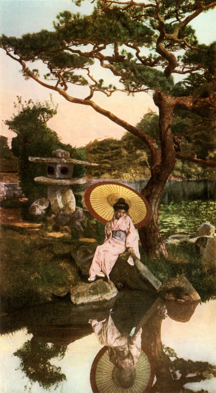 反思，1910年。 作者 赫伯特·庞廷