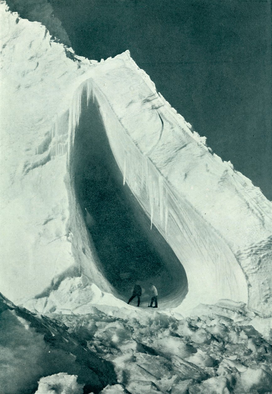 没有的拱门冰山，c19101913，1913年 作者 赫伯特·庞廷