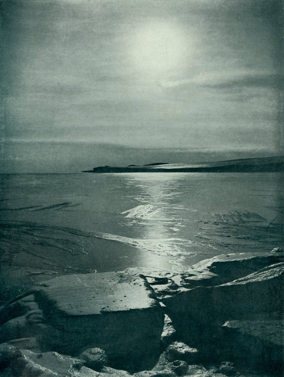 《海洋的冰封》，c19101913，1913年。 作者 赫伯特·庞廷