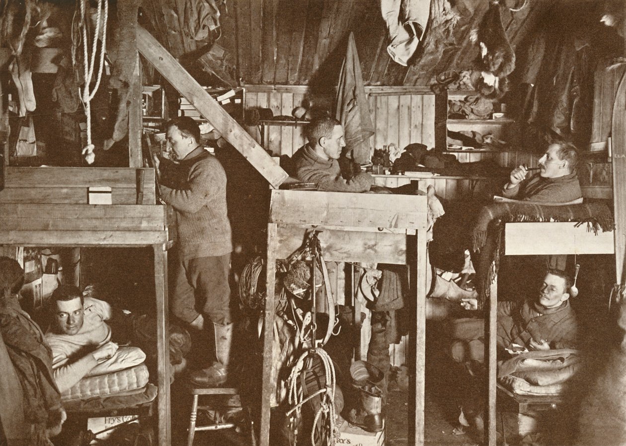 特雷纳斯·切拉·加拉德，鲍尔斯，奥茨，米雷斯，阿特金森（1911年10月9日） 作者 赫伯特·庞廷