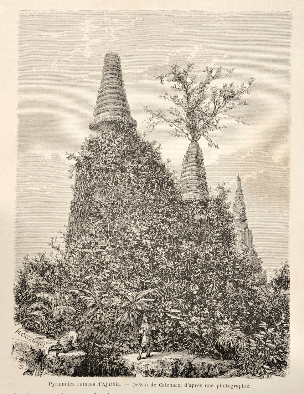 Wat Sisampet废墟 作者 赫尔克里·卡特纳西（Hercule Catenacci）