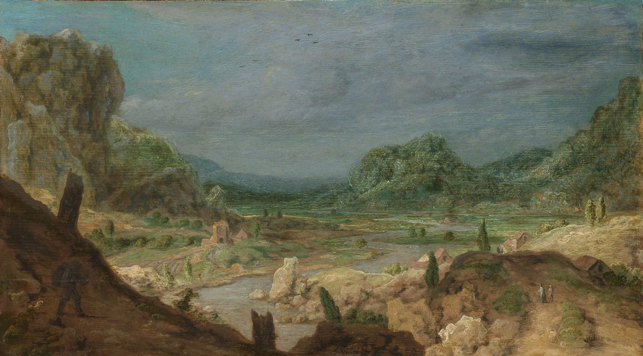 河谷，c.1626-30 作者 大力神塞格斯