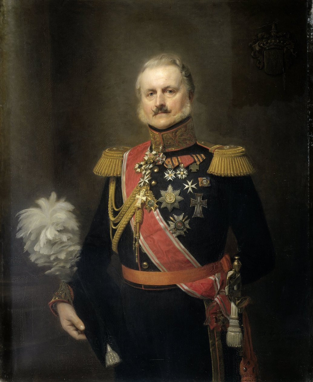 安东尼-弗雷德里克-扬-弗洛里斯-雅各布-凡-奥姆法尔男爵（1788-1863），中将 作者 赫尔曼·安东尼·德布洛姆