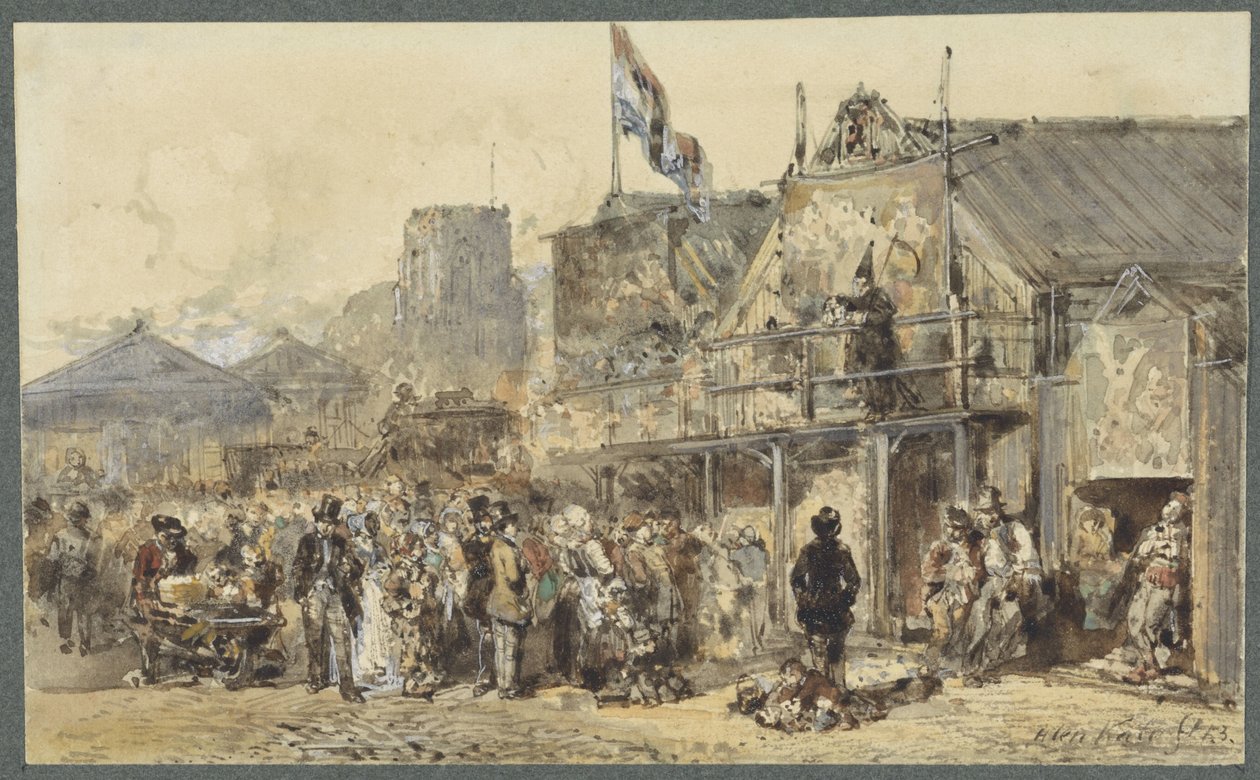 吕伐登 (Leeuwarden) 博览会，即将到来的奥尔登霍夫 (Oldenhove) 作者 赫尔曼·弗雷德里克·卡雷尔十凯特