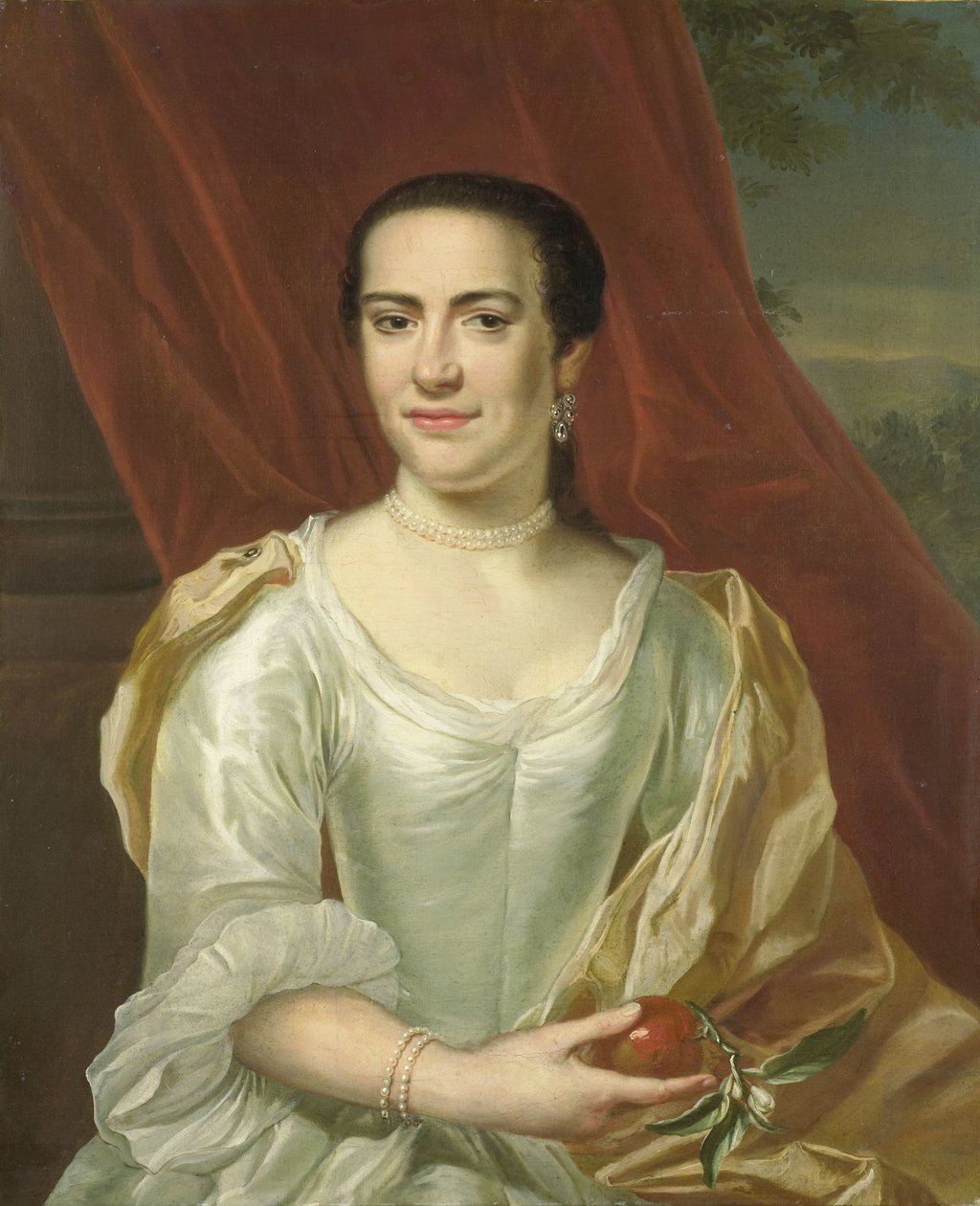 Margaretha Leuveling（1738-83 年），Justus Tjeenk 的妻子 作者 赫尔曼·弗雷德里克·范·亨格尔