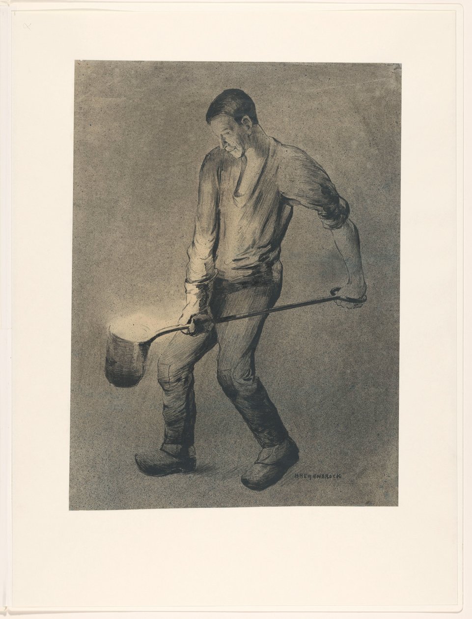 铁工 作者 Herman Heijenbrock（艺术家签名）