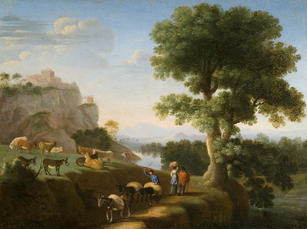 风景（布面油画） 作者 赫尔曼·范 (Herman van)