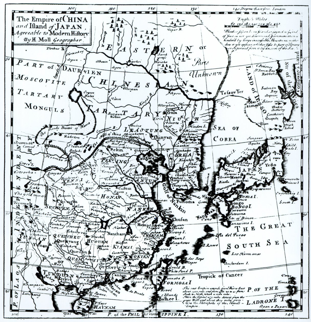中国帝国和日本岛，酒吧。在伦敦 作者 赫尔曼·摩尔