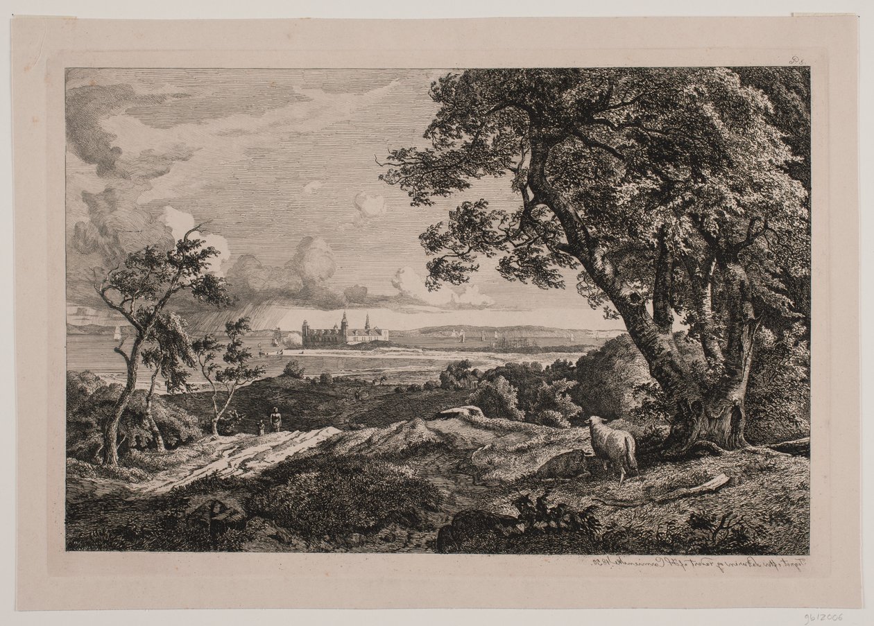位于赫勒贝克（Hellebæk）和赫尔辛格（Helsingør）之间海滩边的地块 作者 赫尔曼·卡敏克