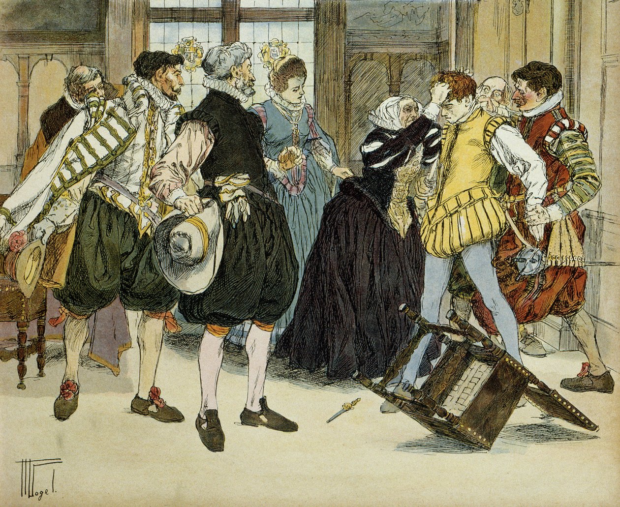 Jean Chatel（1575-1594）于 1594 年 12 月 27 日袭击了加布里埃尔·德埃斯特里（Gabrielle d