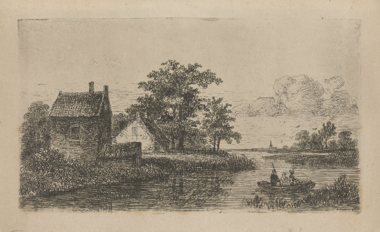 船上的三个人 作者 Hermanus Jan Hendrik van Rijkelijkhuysen