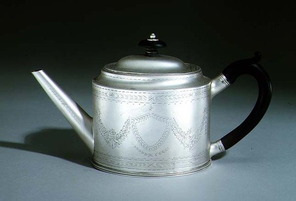 茶壶，1780（银） 作者 海丝特·贝特曼