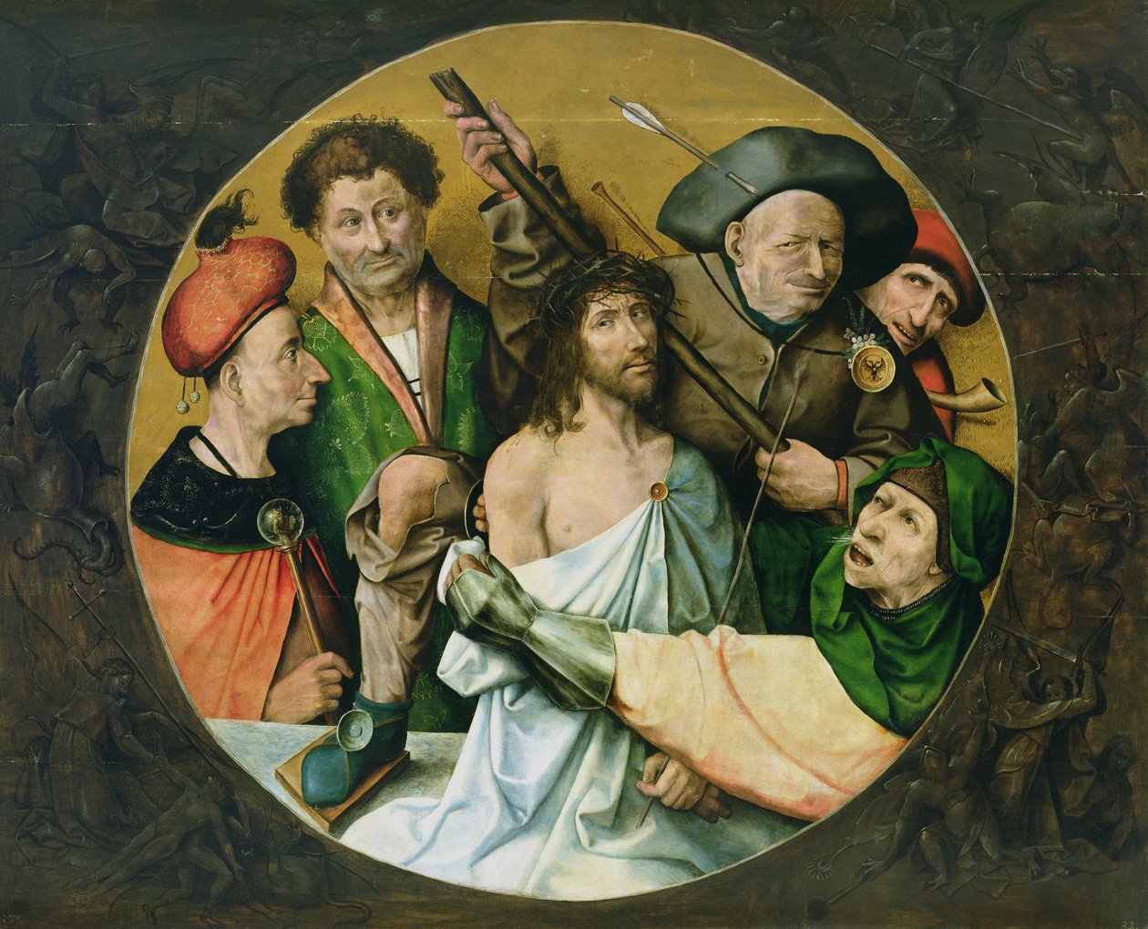 基督加冕与荆棘，1510年 作者 Hieronymus Bosch