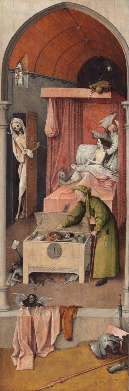 死亡和侍者 作者 Hieronymus Bosch