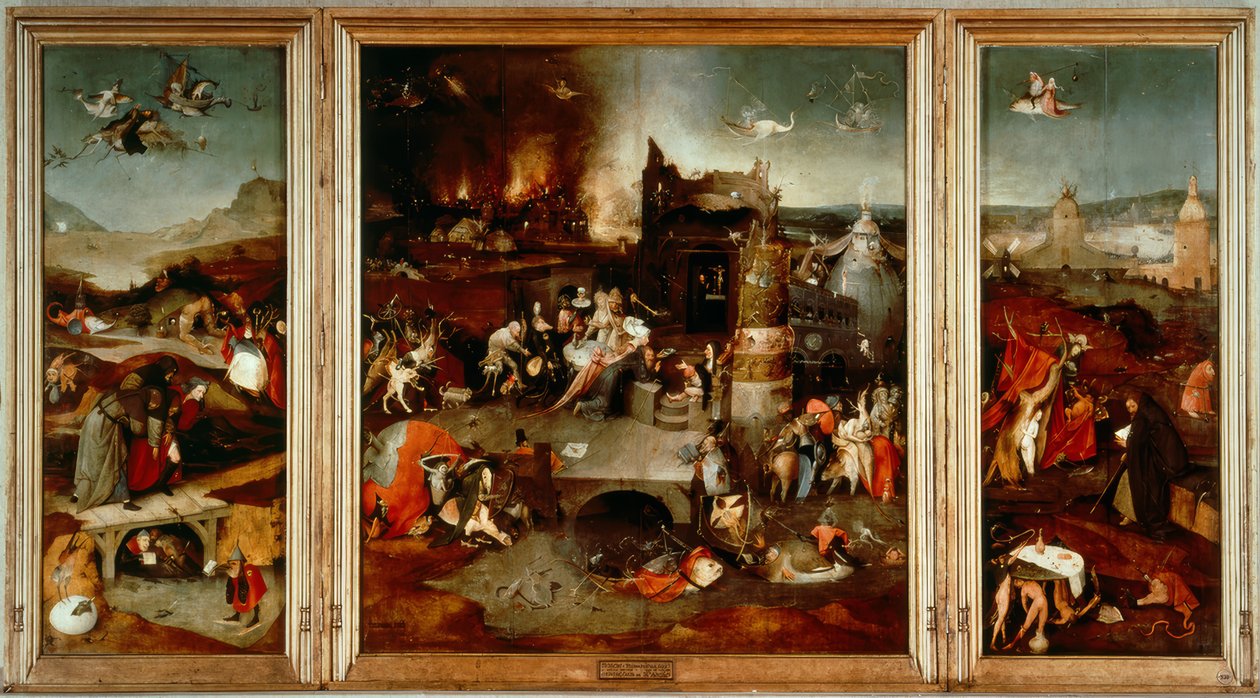圣安东尼的诱惑 作者 Hieronymus Bosch