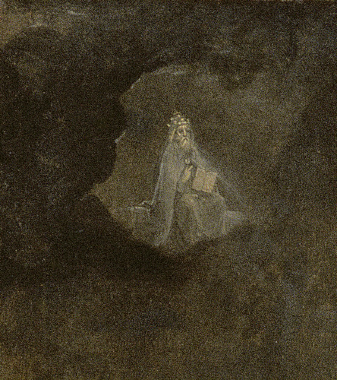 上帝在1490年至1500年的“地球之乐园”中创造了世界 作者 Hieronymus Bosch