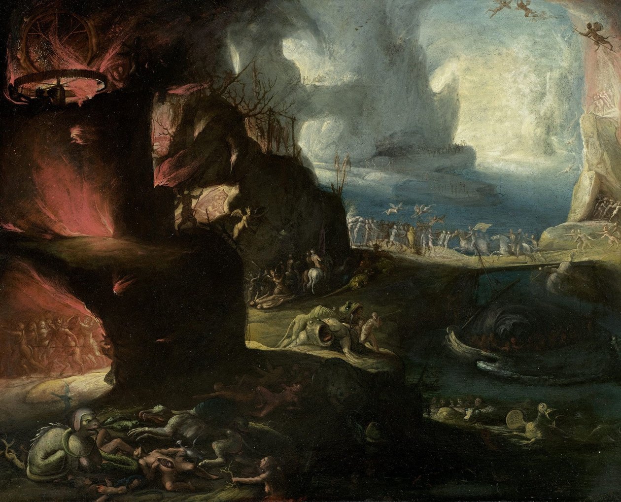 地狱景观 作者 Hieronymus Bosch
