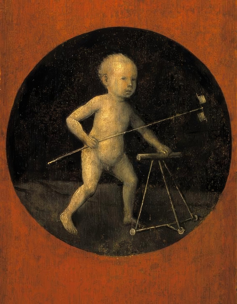 有风车和轮椅的孩子 作者 Hieronymus Bosch