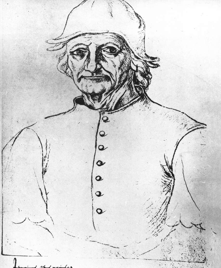 Hieronymus博世的肖像 作者 Hieronymus Bosch