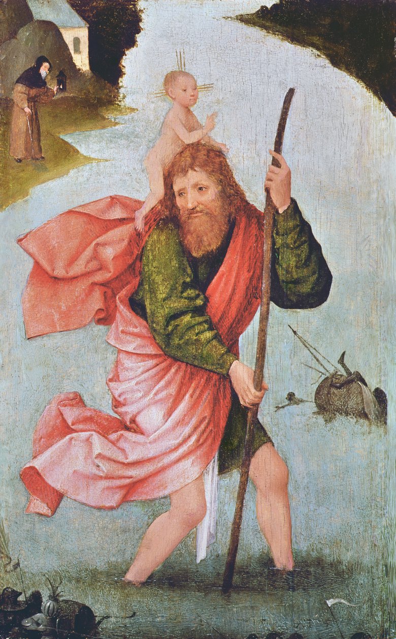 圣克里斯托弗 作者 Hieronymus Bosch