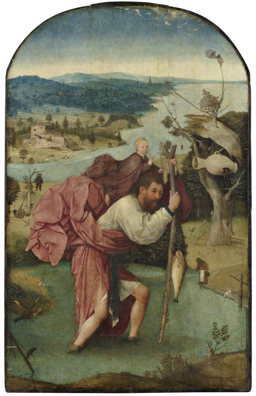 圣克里斯托弗 作者 Hieronymus Bosch