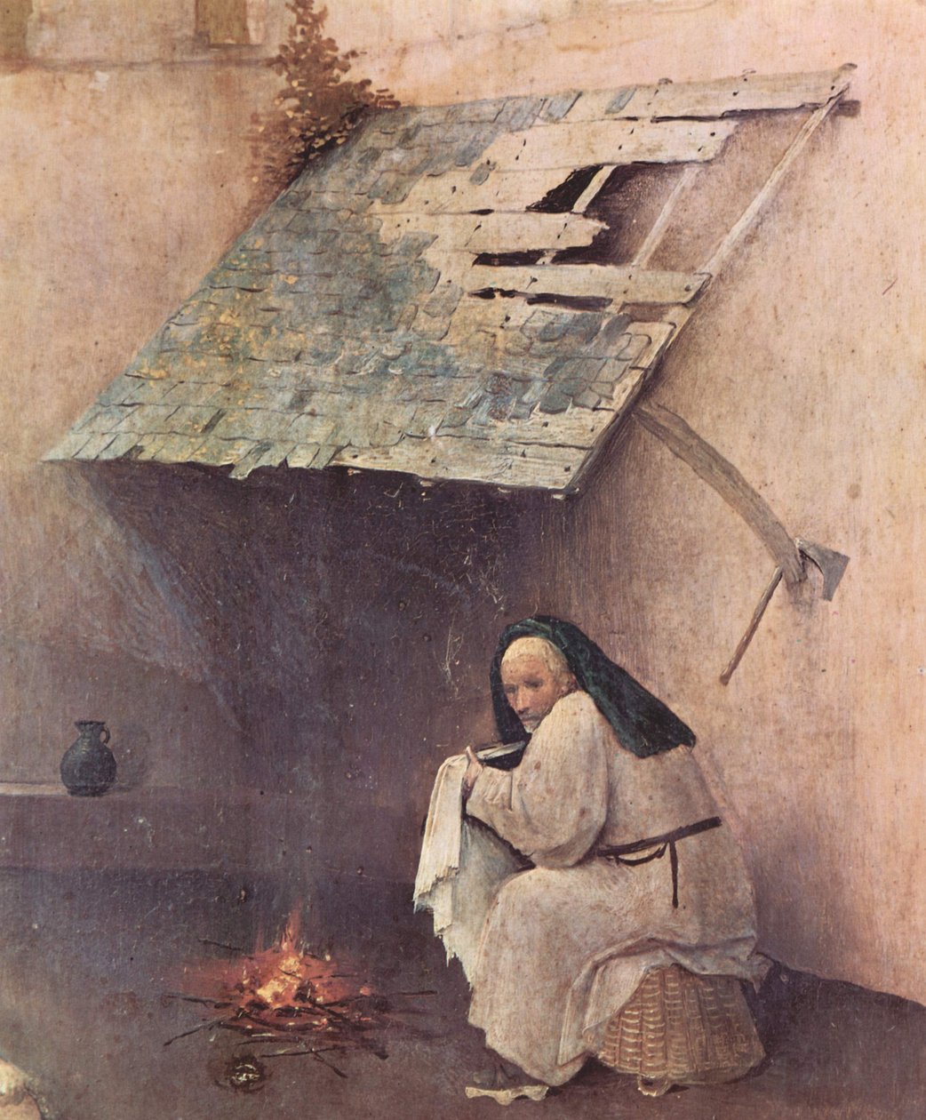 圣彼得和捐助者 作者 Hieronymus Bosch