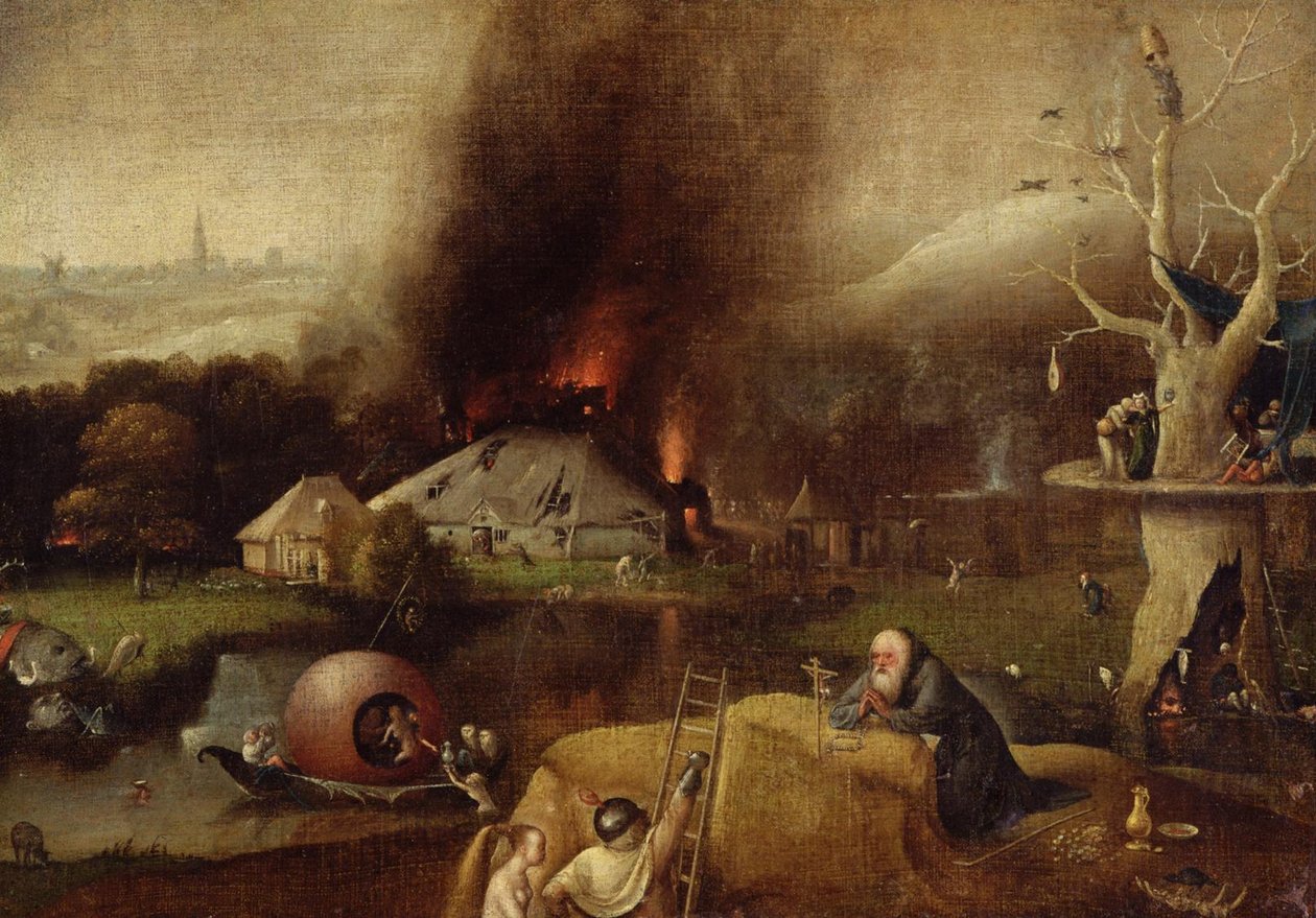 圣安东尼的诱惑（克莱斯勒艺术博物馆） 作者 Hieronymus Bosch
