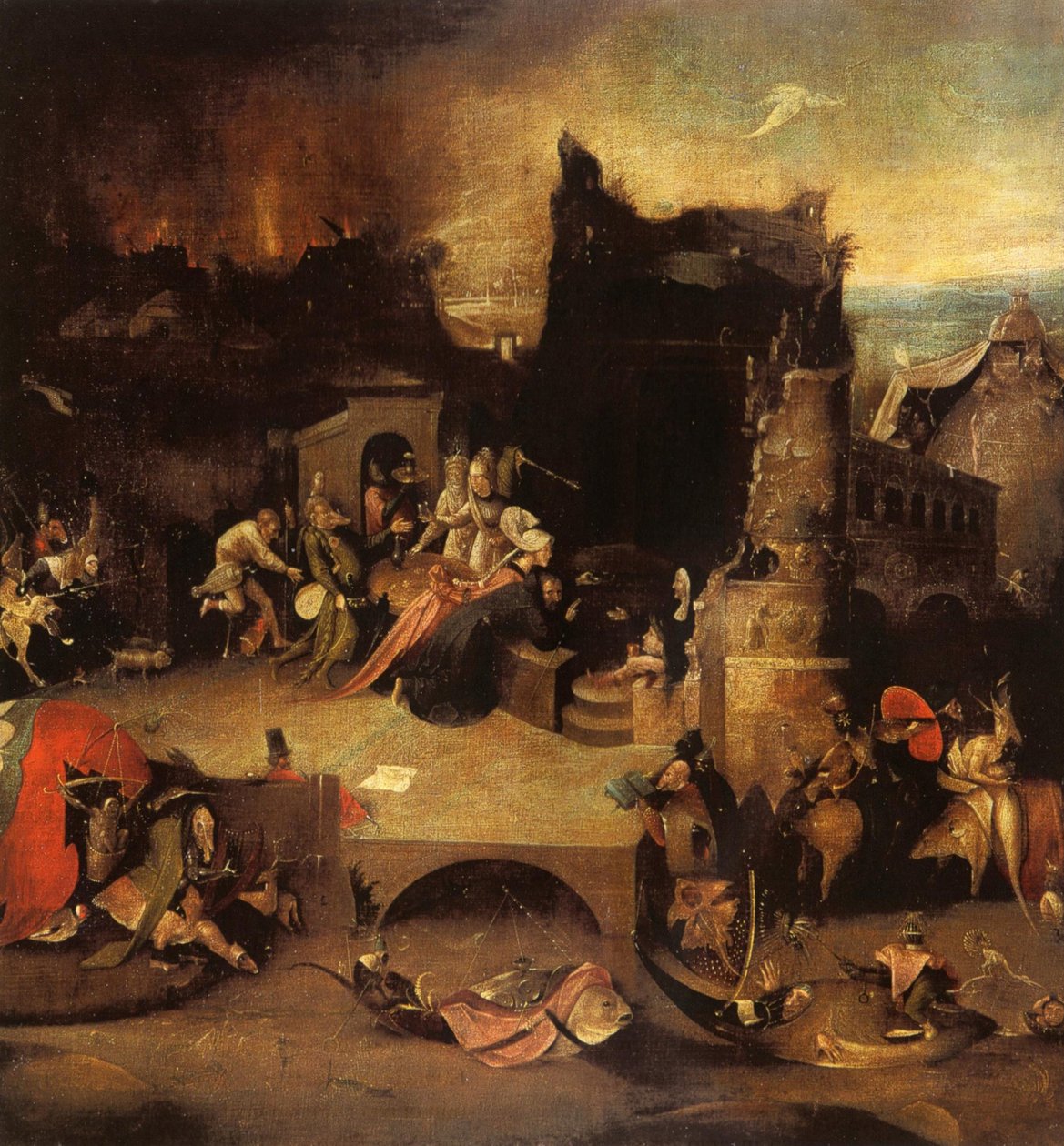 圣安东尼的诱惑 作者 Hieronymus Bosch