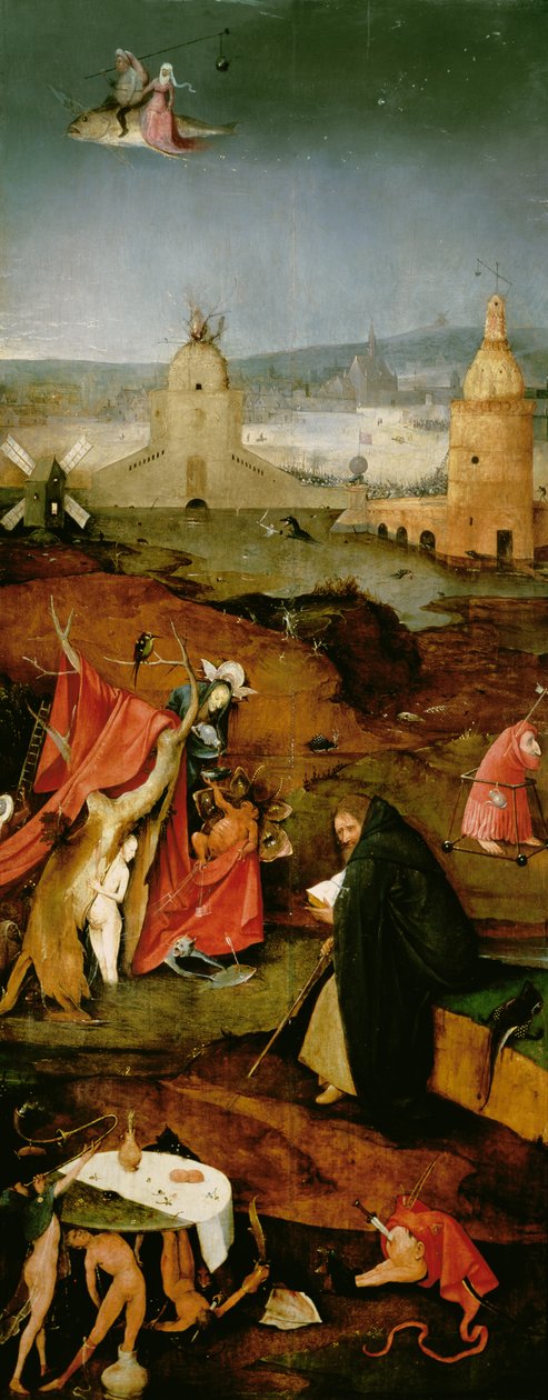 圣安东尼的诱惑（右图）（另见821,44162,59834,67838和67839） 作者 Hieronymus Bosch