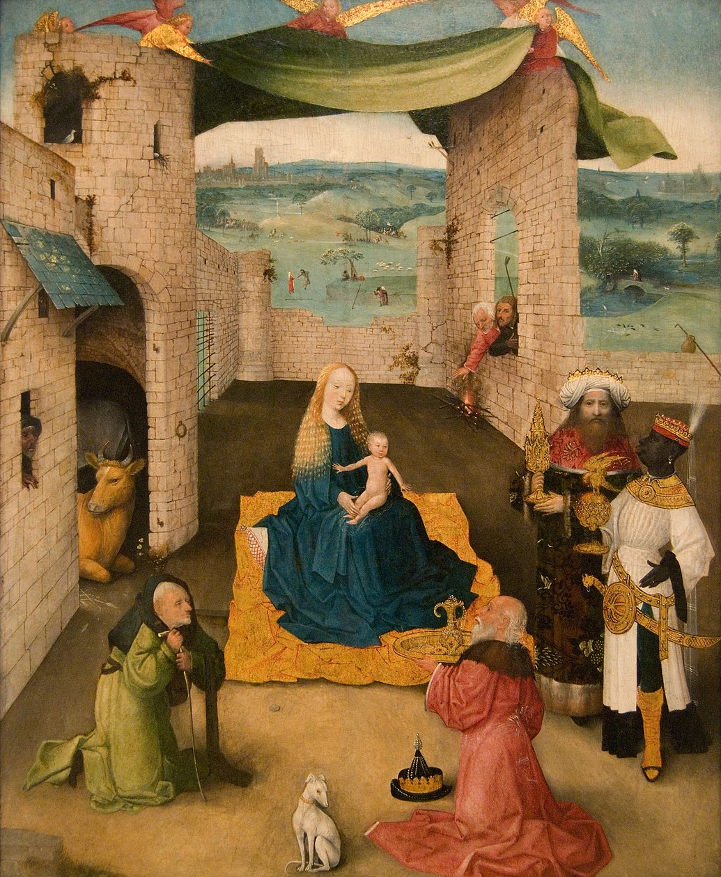 贤士的崇拜 作者 Hieronymus Bosch
