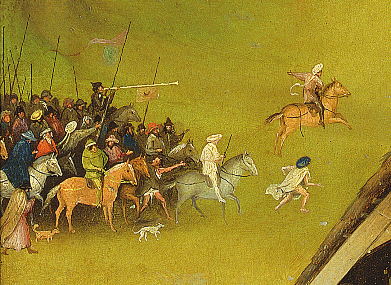 魔法师的崇拜，背景细节，1510（细节3427） 作者 Hieronymus Bosch